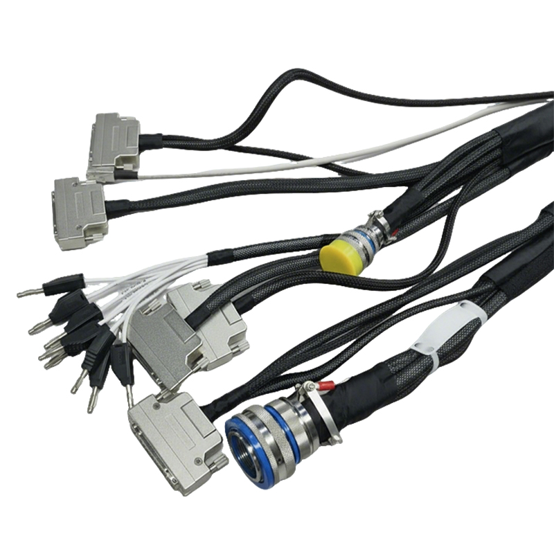 Aerospace and defense cable harness product example from TRS’s official website